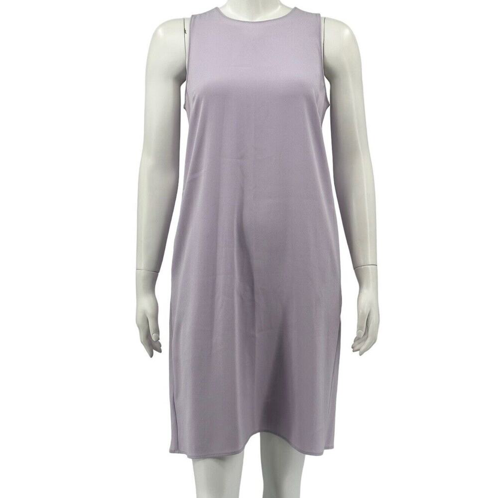 Ann Taylor Dressβ Womens Small Sleeveless Shift Lavender Classic Minimalist NWT